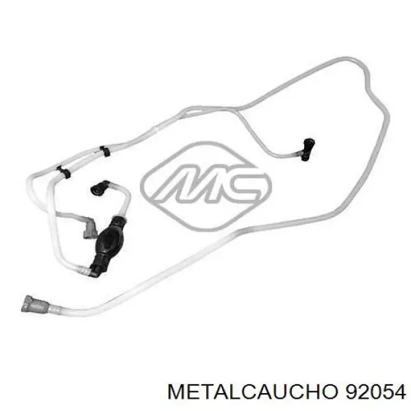 92054 Metalcaucho Tubo de combustível, desde o filtro até a sonda de combustível