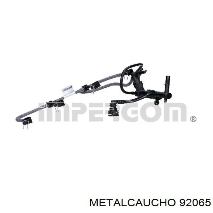92065 Metalcaucho Tubo de combustível, inverso desde os injetores
