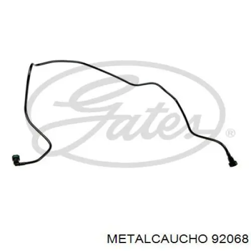 92068 Metalcaucho Tubo de ventilação do tanque de combustível