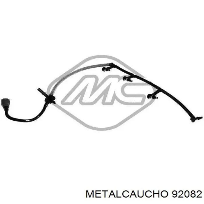 Compre 757166 Cautex Tubo de combustível, inverso desde os injetores