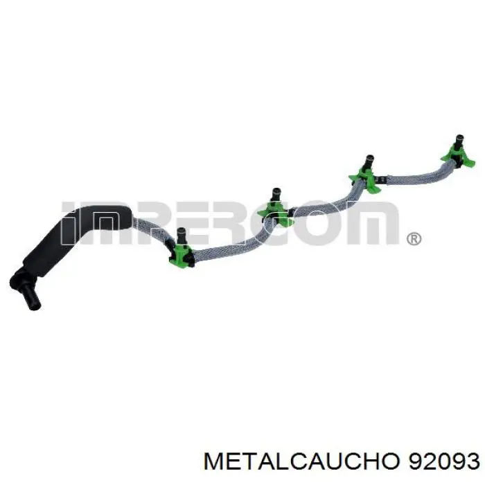 Tubo de combustível, inverso desde os injetores Fiat/Alfa/Lancia 9676290580