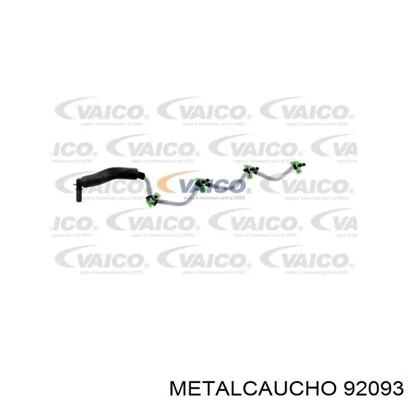 Tubo de combustível, inverso desde os injetores Metalcaucho 92093 preço, a partir de 25,03 USD
