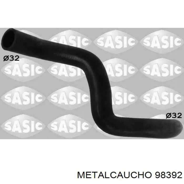 Compre 98392 Metalcaucho Mangueira (cano derivado) do radiador de esfriamento superior