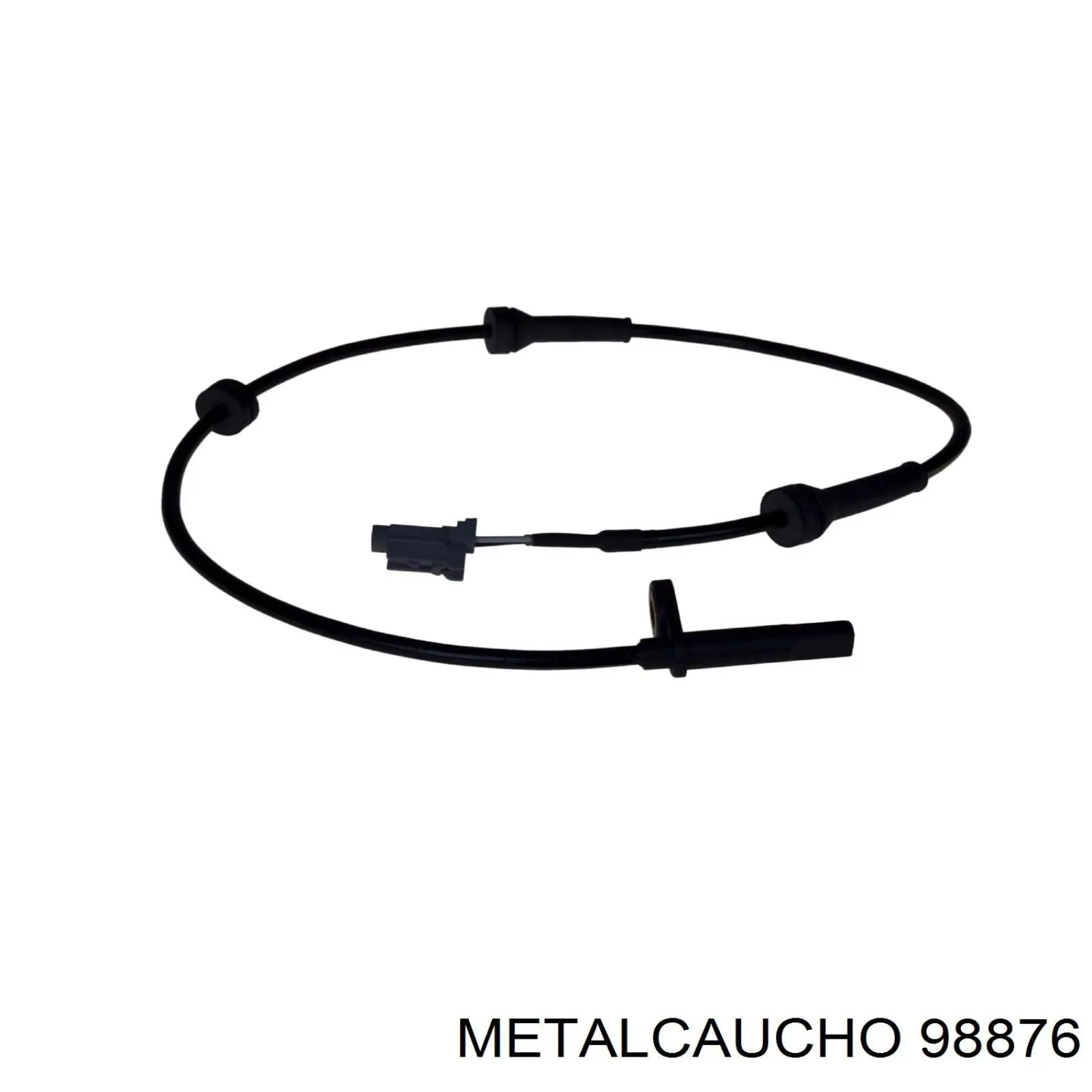98876 Metalcaucho Mangueira (cano derivado) inferior do radiador de esfriamento