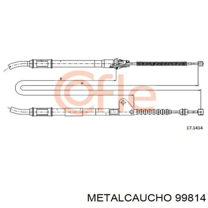 Tubo (mangueira) de derivação de óleo de turbina Metalcaucho 99814 preço, a partir de 39,18 USD
