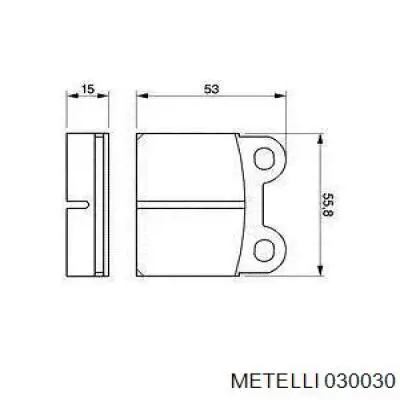 Arruela de regulação 030030 Metelli