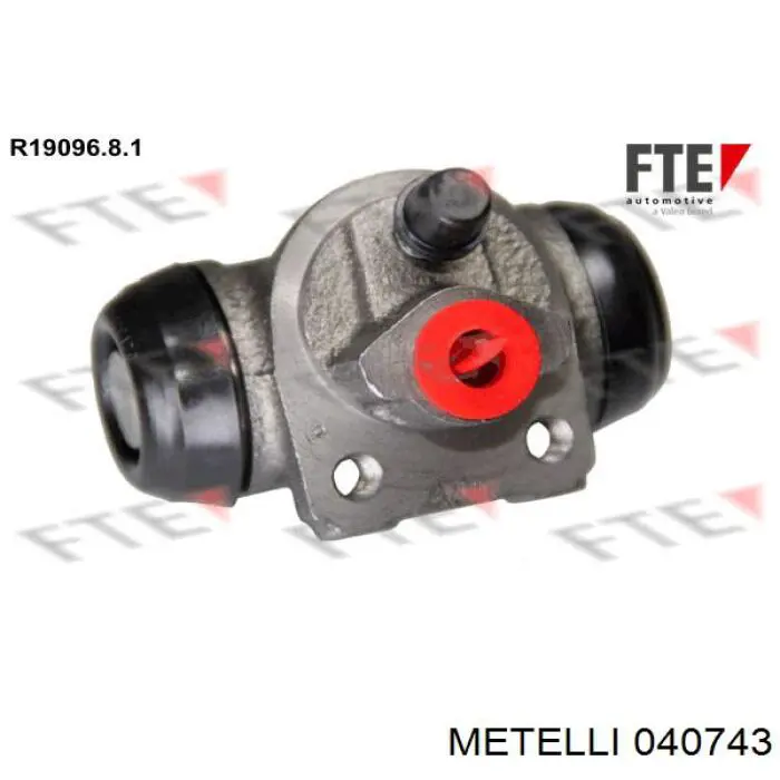 Compre 040743 Metelli Cilindro traseiro do freio de rodas de trabalho