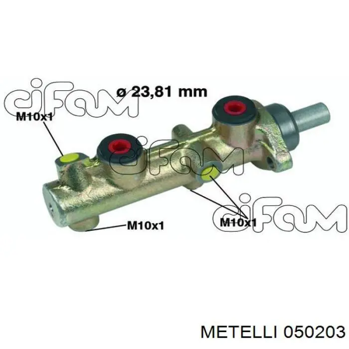 Cilindro mestre do freio Metelli 050203 preço, a partir de 69,96 USD