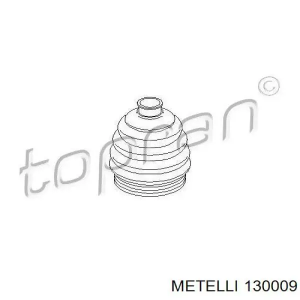 130009 Metelli Bota de proteção externa de junta homocinética do semieixo dianteiro
