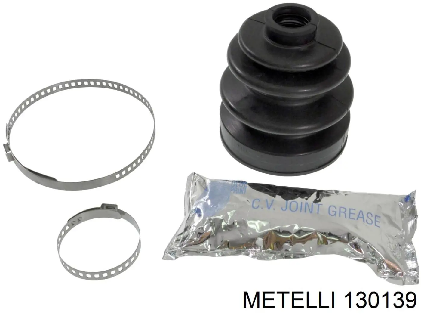 130139 Metelli Bota de proteção interna de junta homocinética do semieixo dianteiro