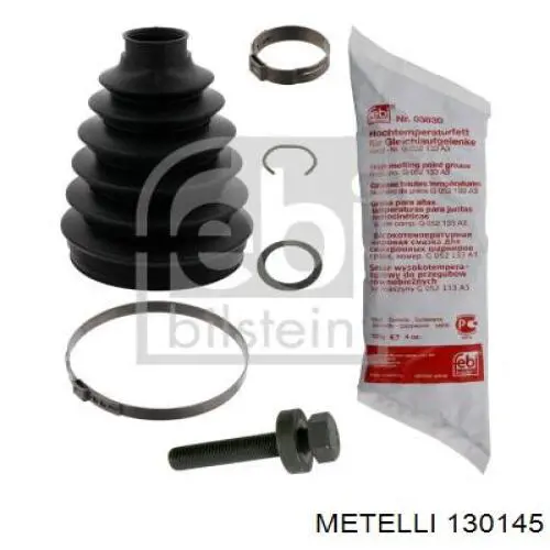 130145 Metelli Bota de proteção externa de junta homocinética do semieixo dianteiro