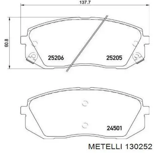 Compre 130252 Metelli Bota de proteção externa de junta homocinética do semieixo dianteiro