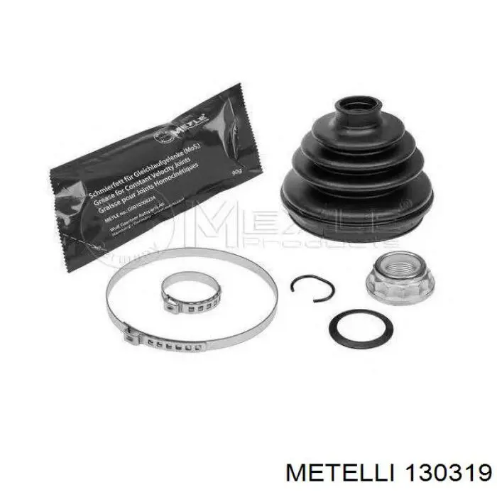 Compre 130319 Metelli Bota de proteção externa de junta homocinética do semieixo dianteiro