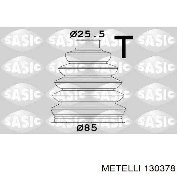 Bota de proteção externa de junta homocinética do semieixo dianteiro Metelli 130378 preço, a partir de 13,82 USD