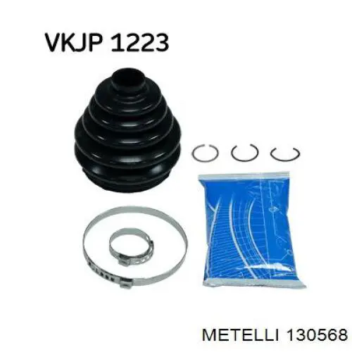 130568 Metelli Botas de proteção de Juntas homocinéticas do semieixo dianteiro, kit