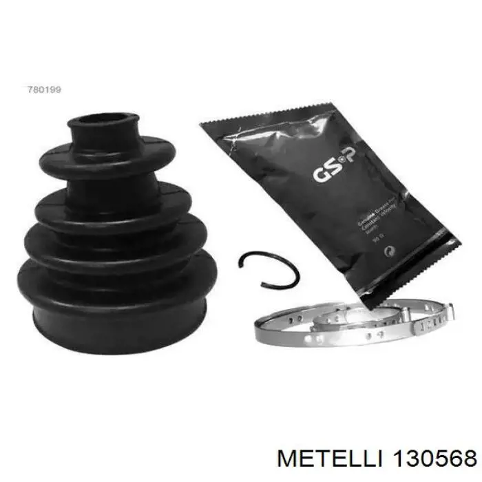 Compre 130568 Metelli Botas de proteção de Juntas homocinéticas do semieixo dianteiro, kit