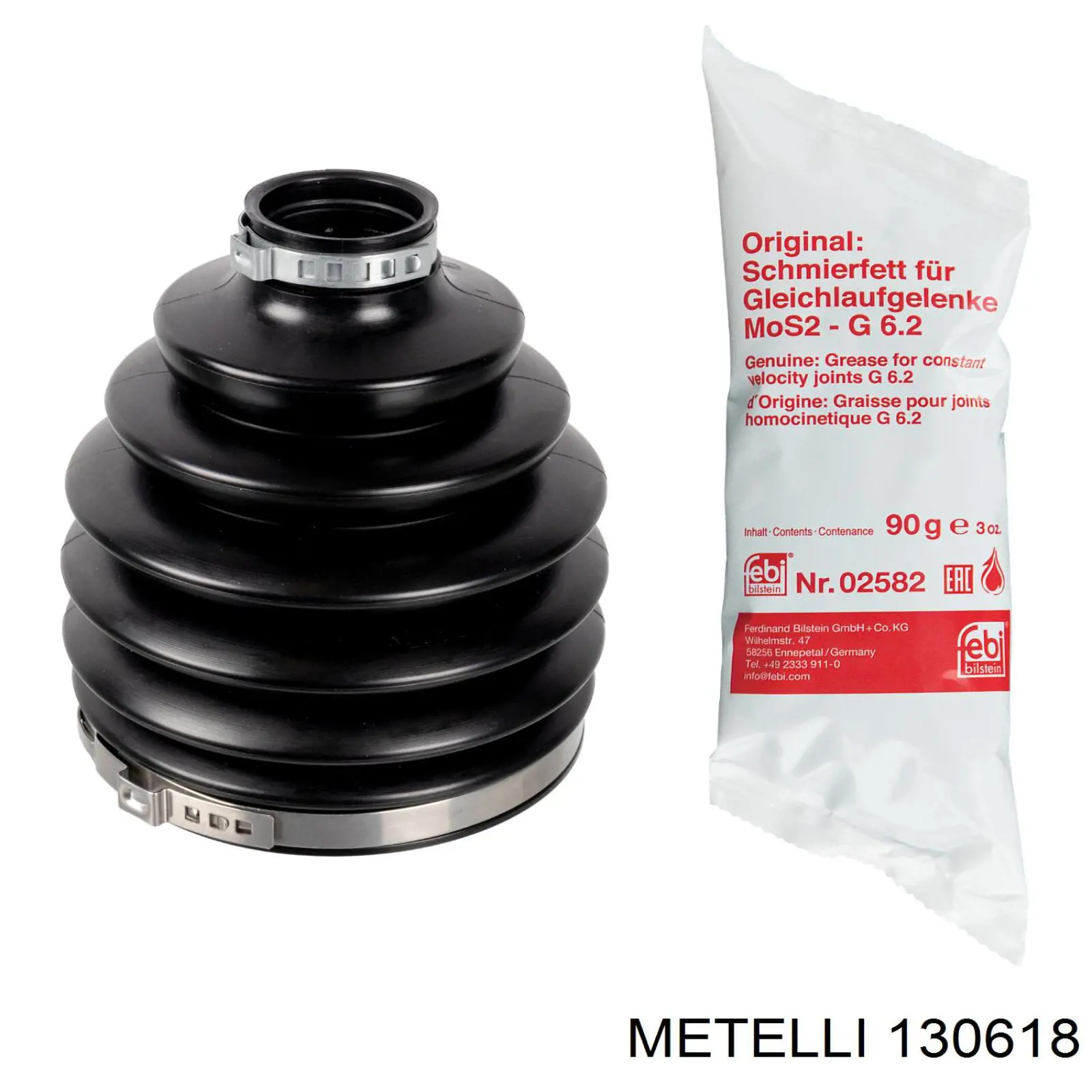 130618 Metelli Bota de proteção externa de junta homocinética do semieixo dianteiro