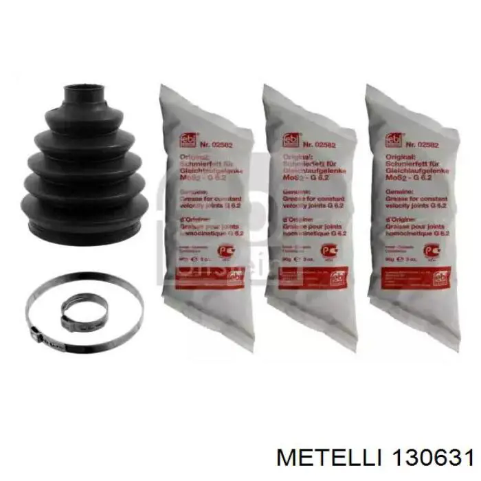 130631 Metelli Bota de proteção externa de junta homocinética do semieixo dianteiro
