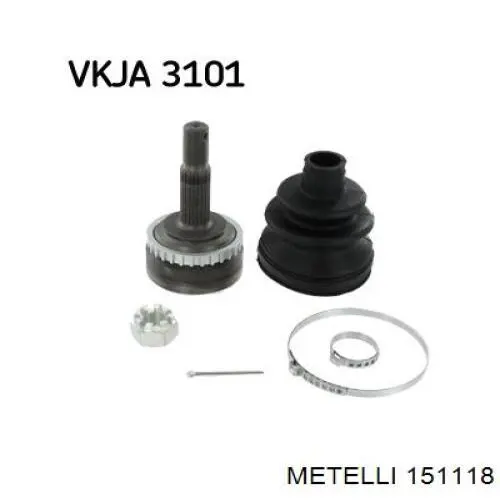151118 Metelli Junta homocinética externa dianteira