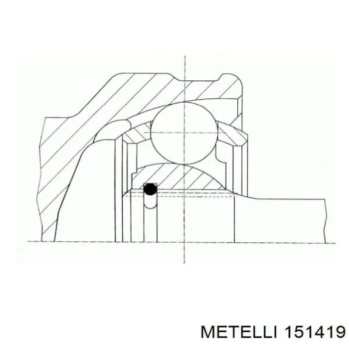 Junta homocinética externa dianteira Metelli 151419 preço, a partir de 40,68 USD
