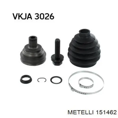 151462 Metelli Junta homocinética externa dianteira