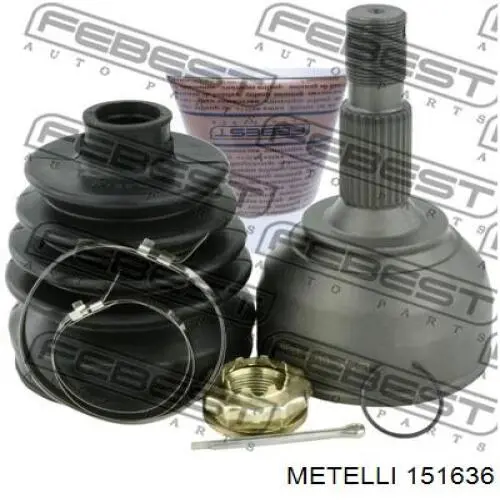Compre 151636 Metelli Junta homocinética externa dianteira