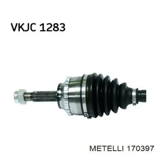 170397 Metelli Semieixo (acionador) dianteiro esquerdo