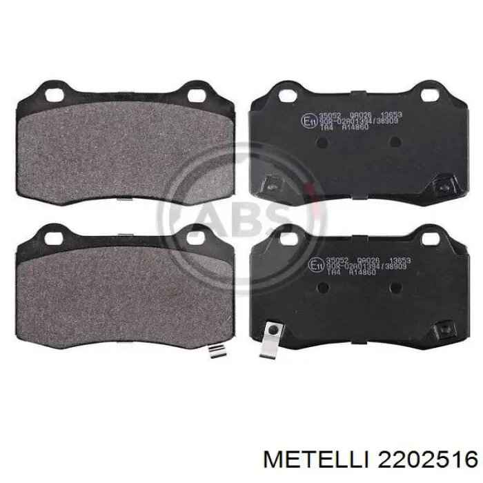 Sapatas do freio traseiras de disco Metelli 2202516 preço, a partir de 57,09 USD