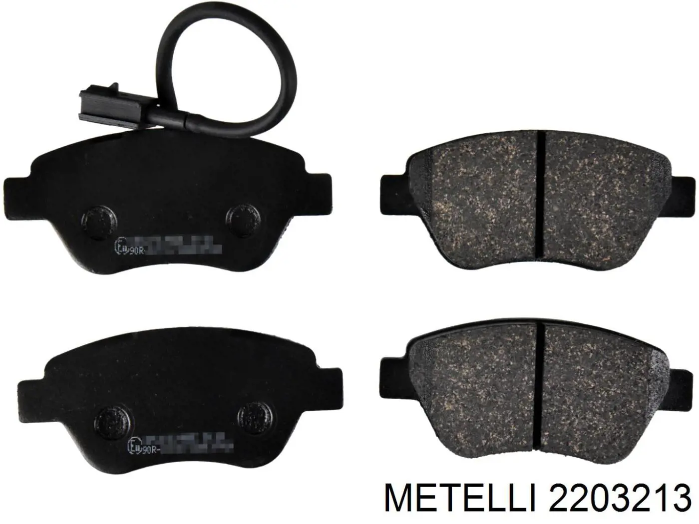 Compre 2203213 Metelli Sapatas do freio dianteiras de disco