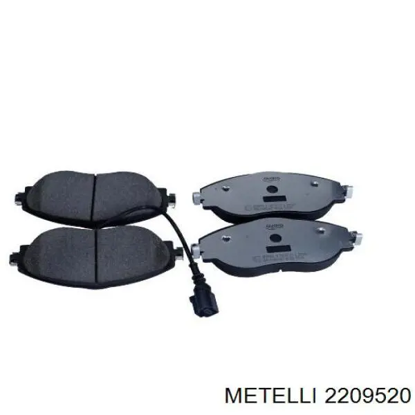 Sapatas do freio dianteiras de disco Metelli 2209520 preço, a partir de 42,62 USD