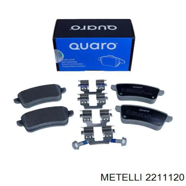Sapatas do freio traseiras de disco Metelli 2211120 preço, a partir de 28,61 USD