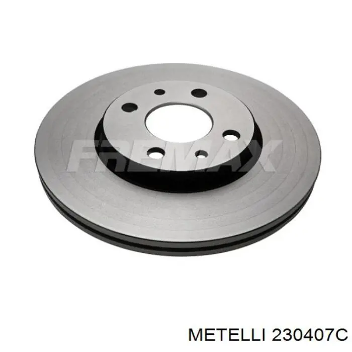 Compre 230407C Metelli Disco do freio dianteiro
