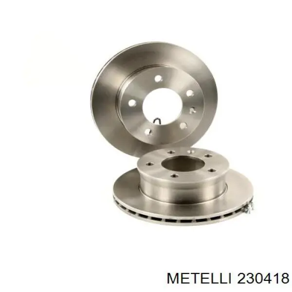 Compre 230418 Metelli Disco do freio dianteiro