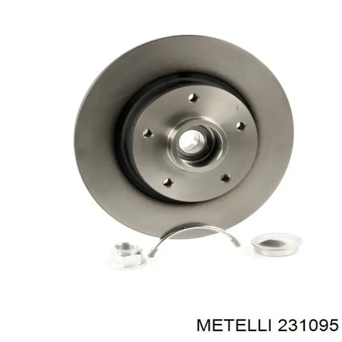 Compre 231095 Metelli Disco do freio traseiro