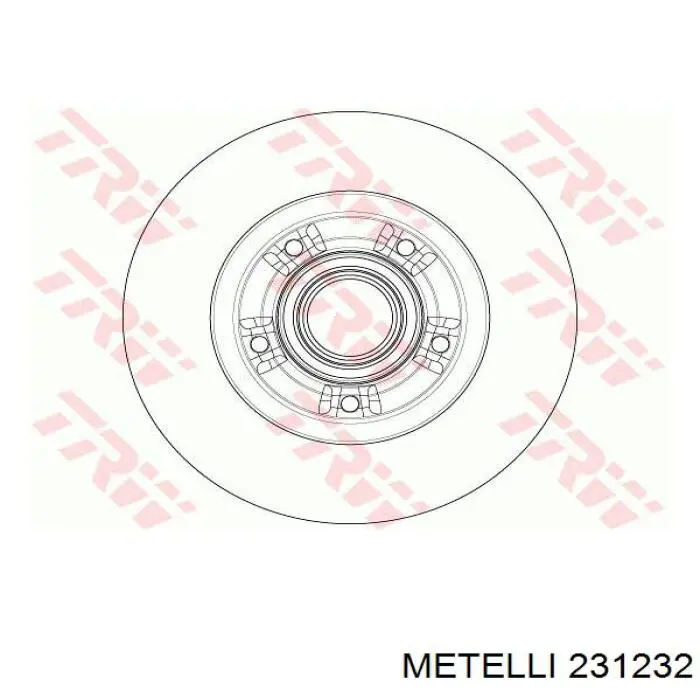 Disco do freio traseiro Metelli 231232 preço, a partir de 100,43 USD