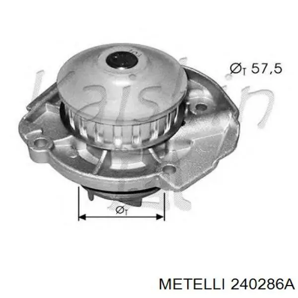 Bomba de água (bomba) de esfriamento Metelli 240286A preço, a partir de 32,90 USD