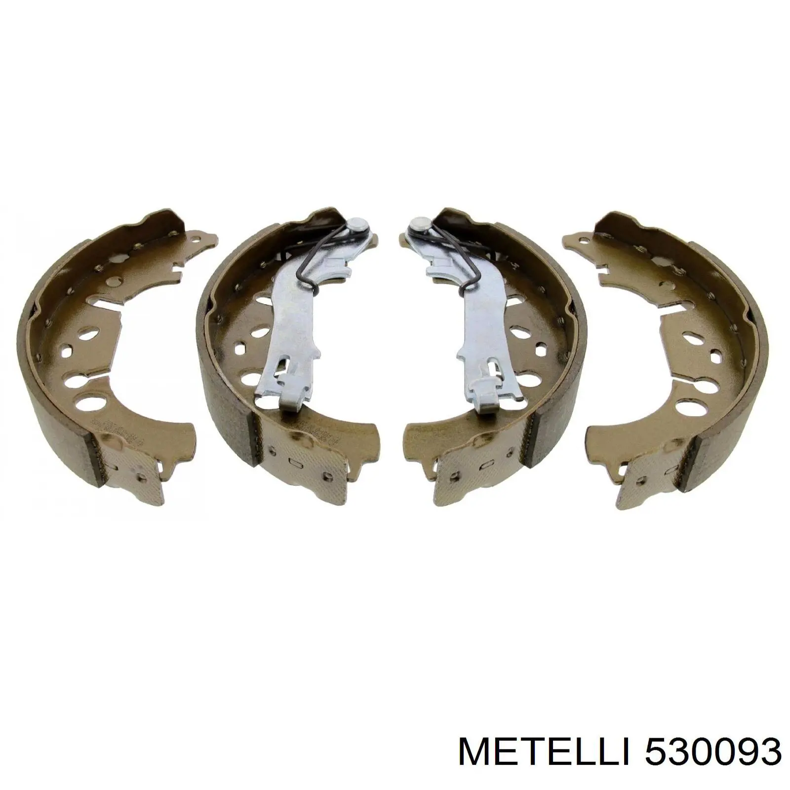 Compre 530093 Metelli Sapatas do freio traseiras de tambor
