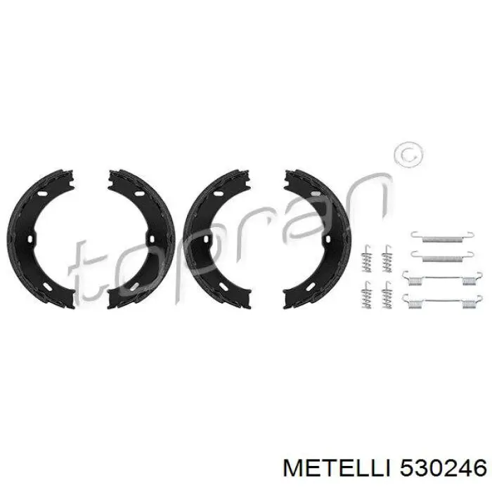 Sapatas do freio de estacionamento Metelli 530246 preço, a partir de 29,90 USD