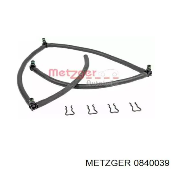 8200445124 Renault (RVI) Tubo de combustível, inverso desde os injetores