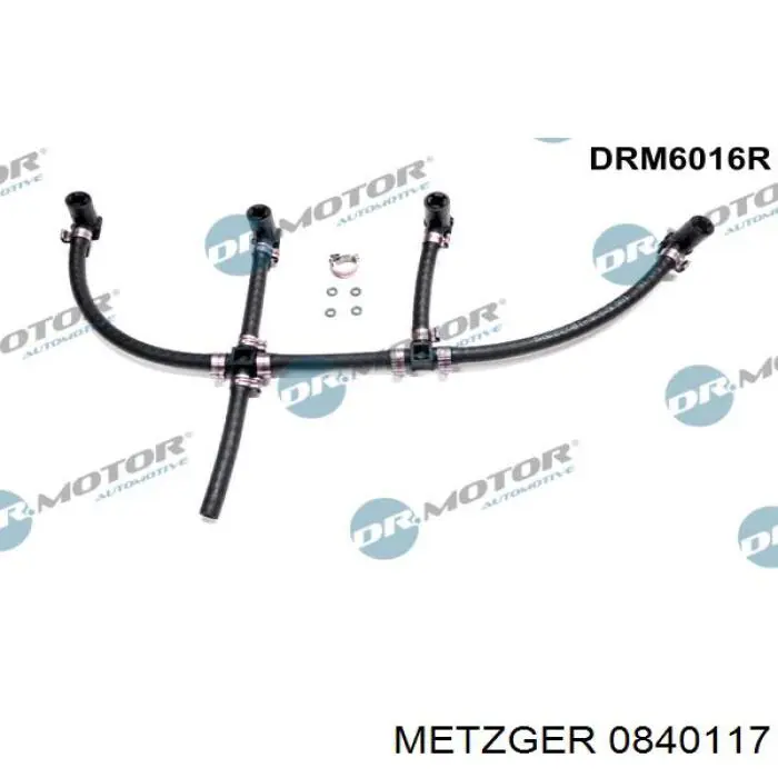 1574FX Peugeot/Citroen Tubo de combustível, inverso desde os injetores