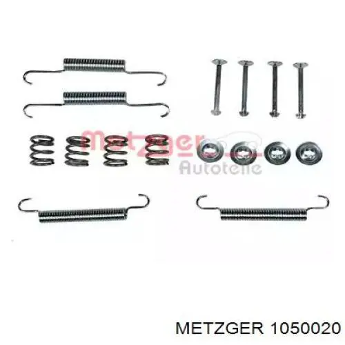 Kit de reparação dos freios traseiros Metzger 1050020 preço, a partir de 9,68 USD