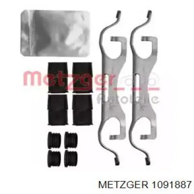 PFK761 TRW Kit de molas de fixação de sapatas de disco dianteiras