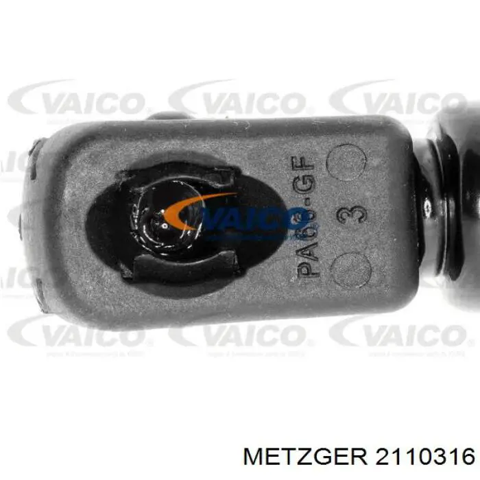 Amortecedor de tampa de porta-malas (de 3ª/5ª porta traseira) Metalcaucho 46611 preço, a partir de 8,56 USD