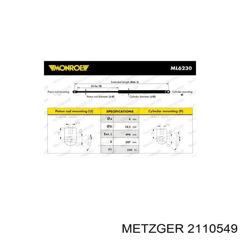 Amortecedor de tampa de porta-malas (de 3ª/5ª porta traseira) Depo/Loro/Abakus 10100580 preço, a partir de 15,03 USD
