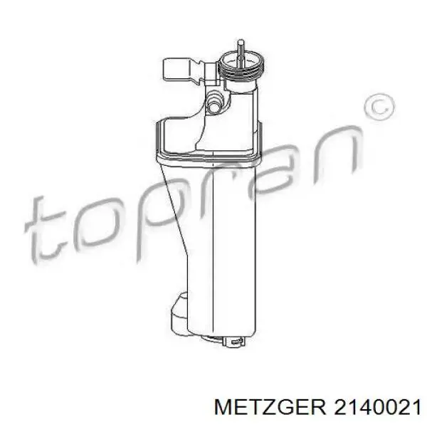 Compre 2140021 Metzger Tanque de expansão do sistema de esfriamento