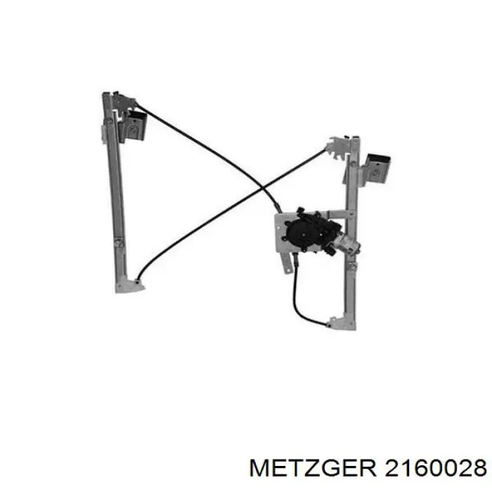 Compre 2160028 Metzger Mecanismo de acionamento de vidro da porta dianteira esquerda