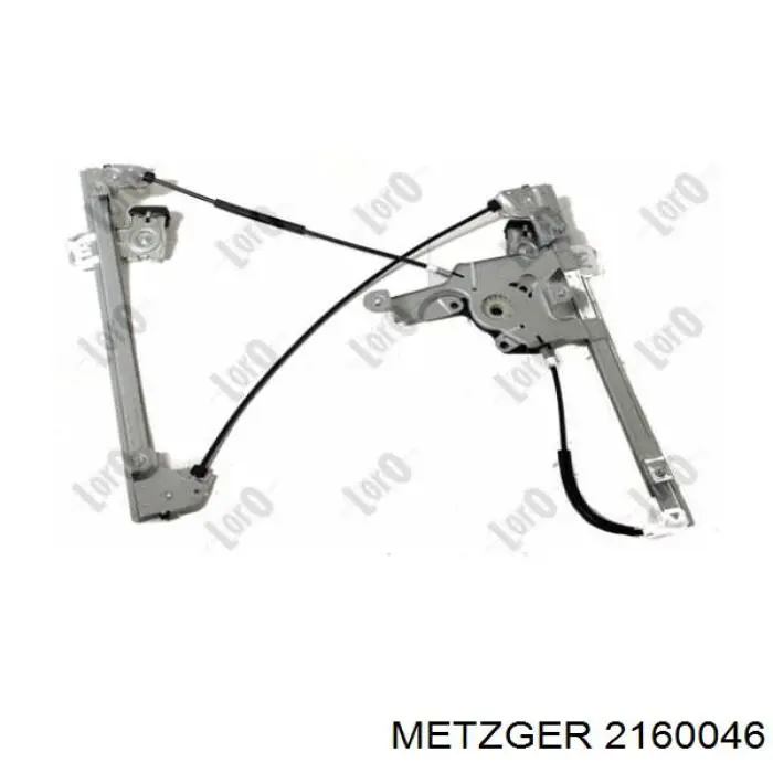 Compre 2160046 Metzger Mecanismo de acionamento de vidro da porta dianteira esquerda