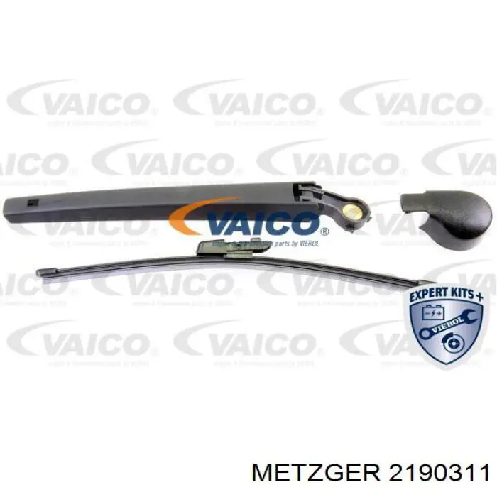 2190311 Metzger Braço de limpa-pára-brisas de vidro traseiro