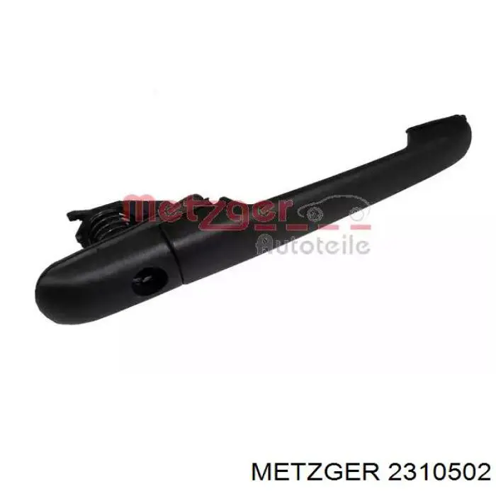 2310502 Metzger Maçaneta externa da porta dianteira
