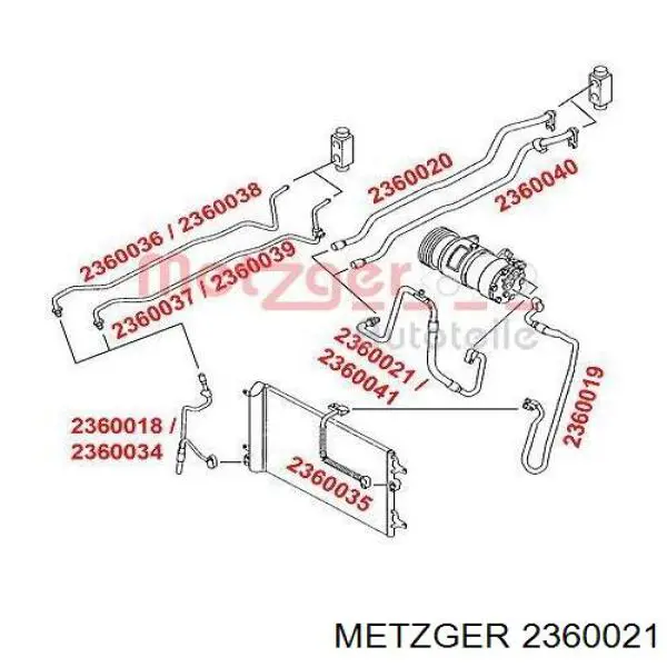 7M3820743C VAG Mangueira de aparelho de ar condicionado, desde o vaporizador até o compressor